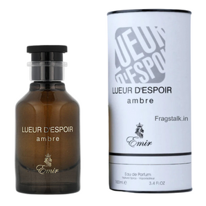 Lueur d'Espoir Ambre - Paris Corner 100ml Eau De Parfum Homme
