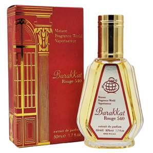 Barakkat Rouge 540 Extrait De Parfum Unisex - Fragrance World 50ml