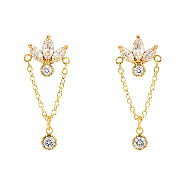 Boucles astra royale - doré