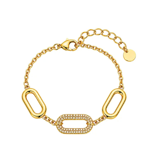 Bracelet maillon cristal éclat