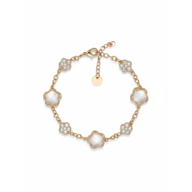 Bracelet trèfle royal - doré