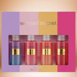 Coffret women'secret de brumes parfumées  4 x 50 ml