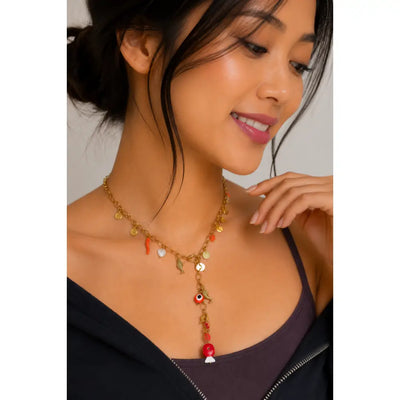 Collier coral breeze