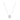 Collier crystal drop - argenté