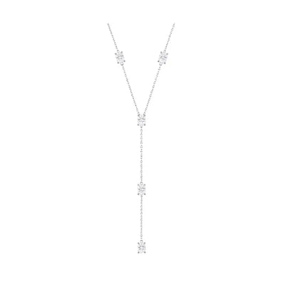 Collier en y luxe harmony - argenté
