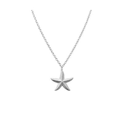 Collier étoile d’azur - argenté