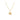 Collier étoile d’azur - doré