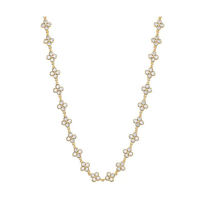 Collier ivory bloom - doré
