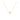Collier lotus glow - doré