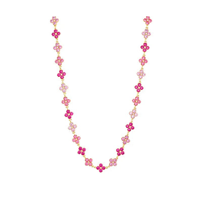 Collier princesse éclat rosé