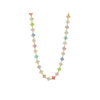 Collier princesse rainbow bloom