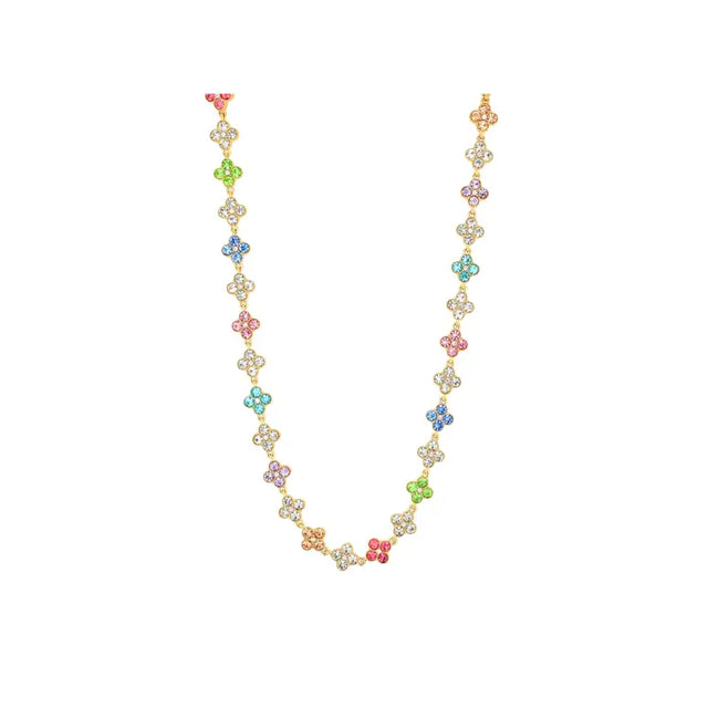 Collier princesse rainbow bloom