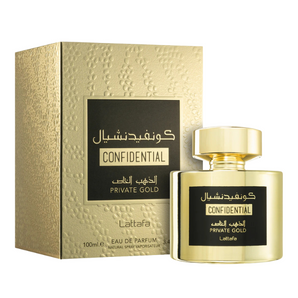 Confidential Private Gold - Lattafa 100ml Eau De Parfum Unisex