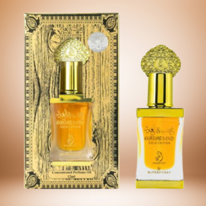 Khashab Oud Gold – Huile Parfumée concentrée – Arabiyat 12ml