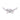 Piercing branche cristal éclat - argenté