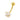 Piercing nombril fleur royale - doré