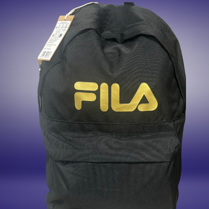 Sac À Dos Noir Fila avec Logo Doré