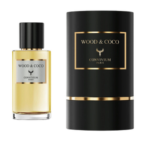 Wood & Coco - Convivium Paris 50ml Extrait de Parfum Unisex (Inspiré par Oud & Coco)